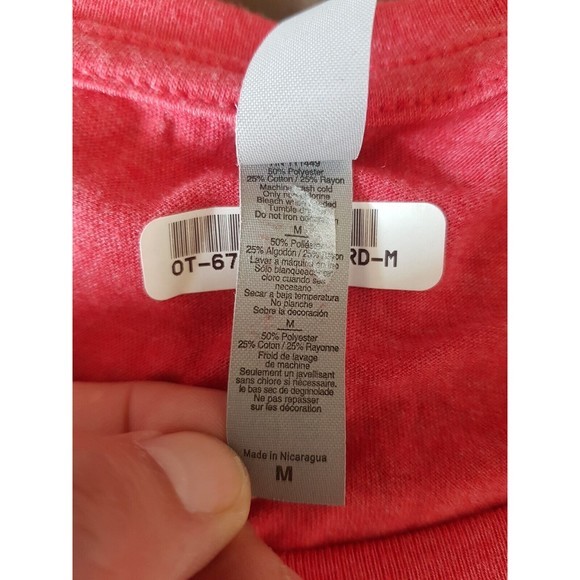 Next Level Apparel Womens Blouse Top Logo Graphic Tee Short Sleeve Size Medium - Picture 9 of 12